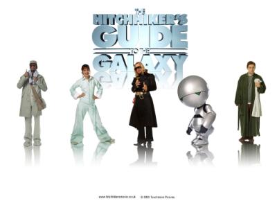 Hitch Hikers Guide to the Galaxy.